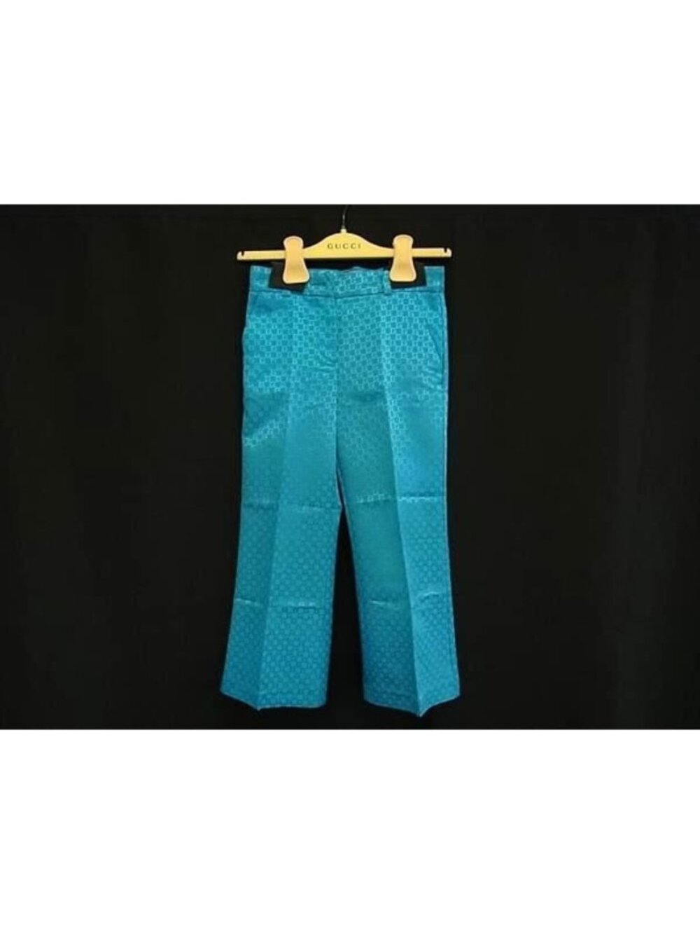Gucci Cotton 61% Rayon 39% Pants Long Blue 5